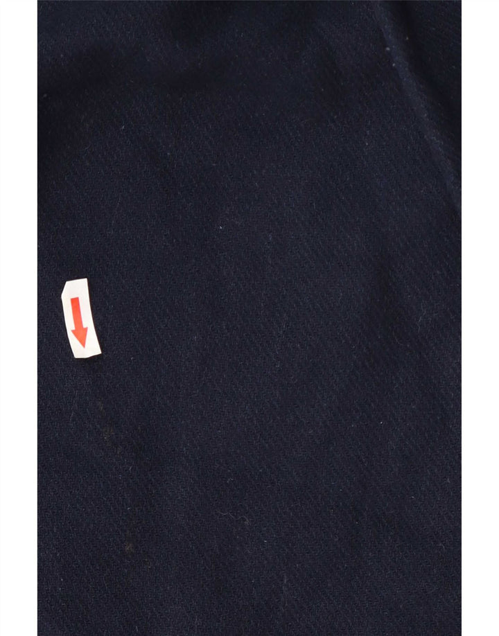 Marks & Spencer palton dublu pentru femei UK 16 mare bleumarin poliester