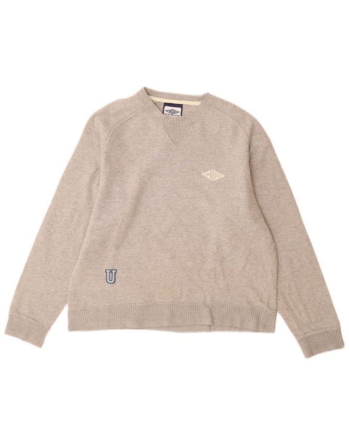 Pulover pentru bărbați Umbro UK 35/37 Bumbac gri mic