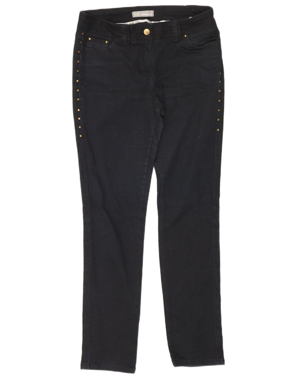 Marks & Spencer Womens Skinny Jeans UK 10 Small W30 L28 Black Cotton