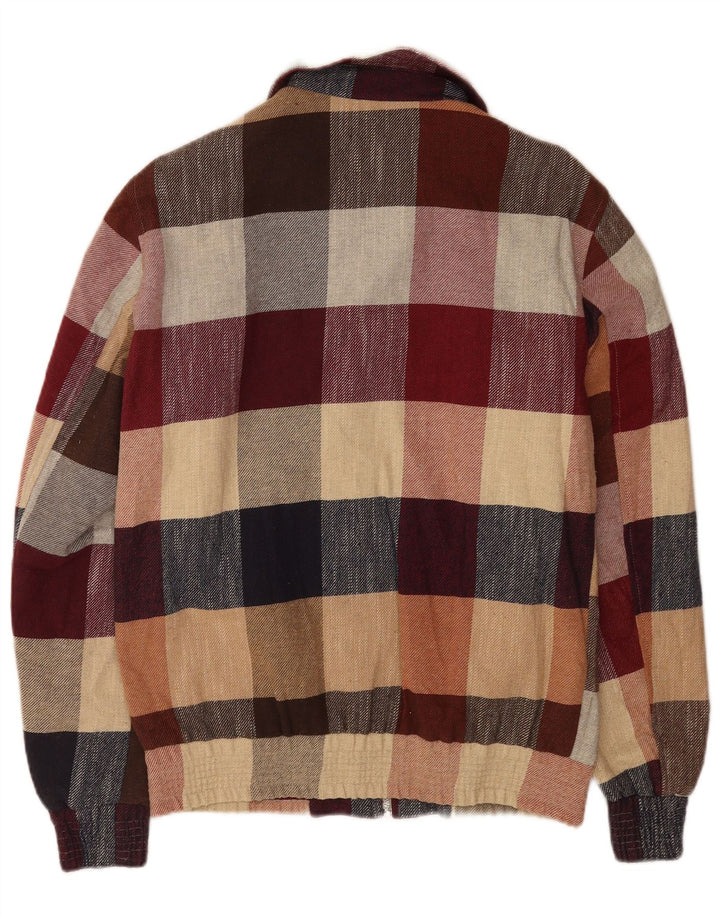 Jachetă Bomber pentru bărbați Zara UK 38, bumbac cu carouri, multicoloră, medie