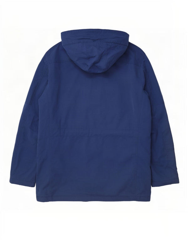 Jachetă parka cu glugă Tommy Hilfiger pentru bărbați UK 40 Poliester albastru mare