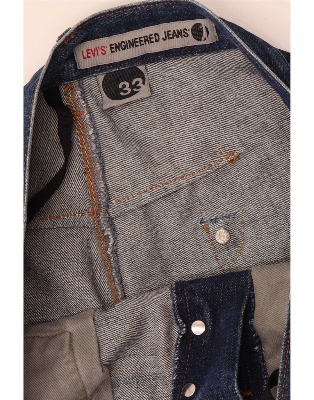 Blugi drepti pentru bărbați Levi's W33 L33 albastru