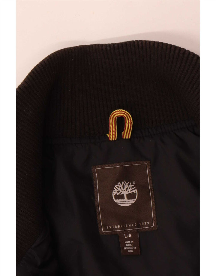 Jachetă căptușită pentru bărbați Timberland UK 40, mare, negru, nailon