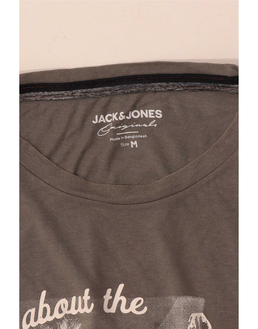 Tricou cu grafic Jack & Jones pentru bărbați Top, gri mediu