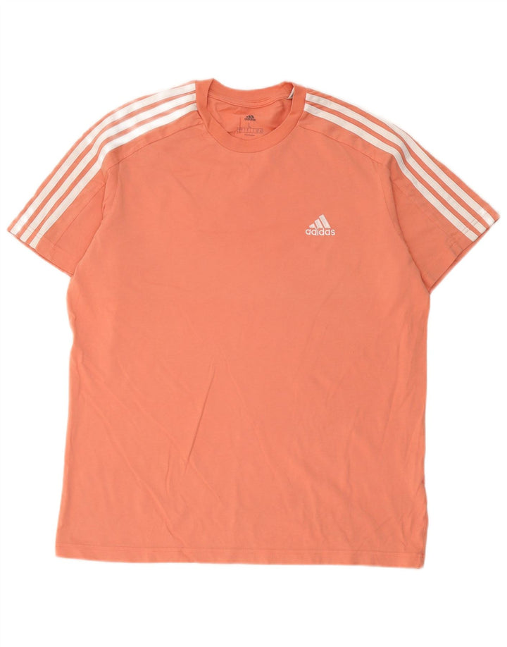 Tricou pentru bărbați Adidas Top mare portocaliu bumbac