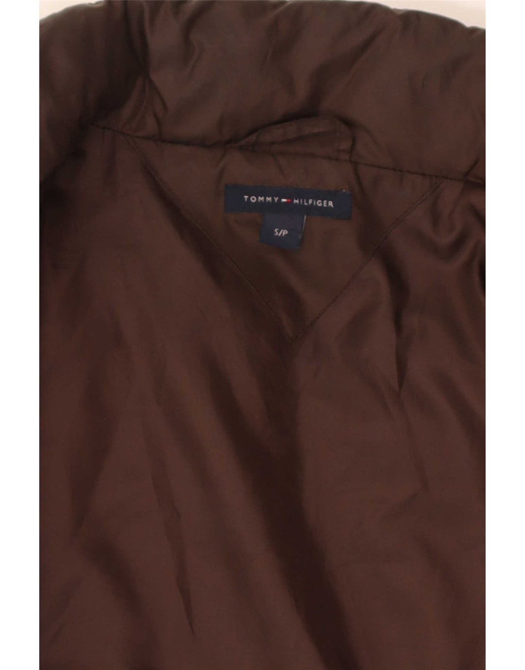 Jachetă bomber căptușită pentru femei Tommy Hilfiger UK 10 Poliester maro mic