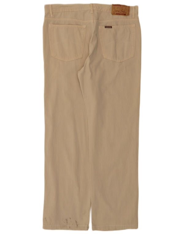 Pantaloni casual drepti pentru bărbați Carrera IT 52 XL W34 L30 Bej Bumbac