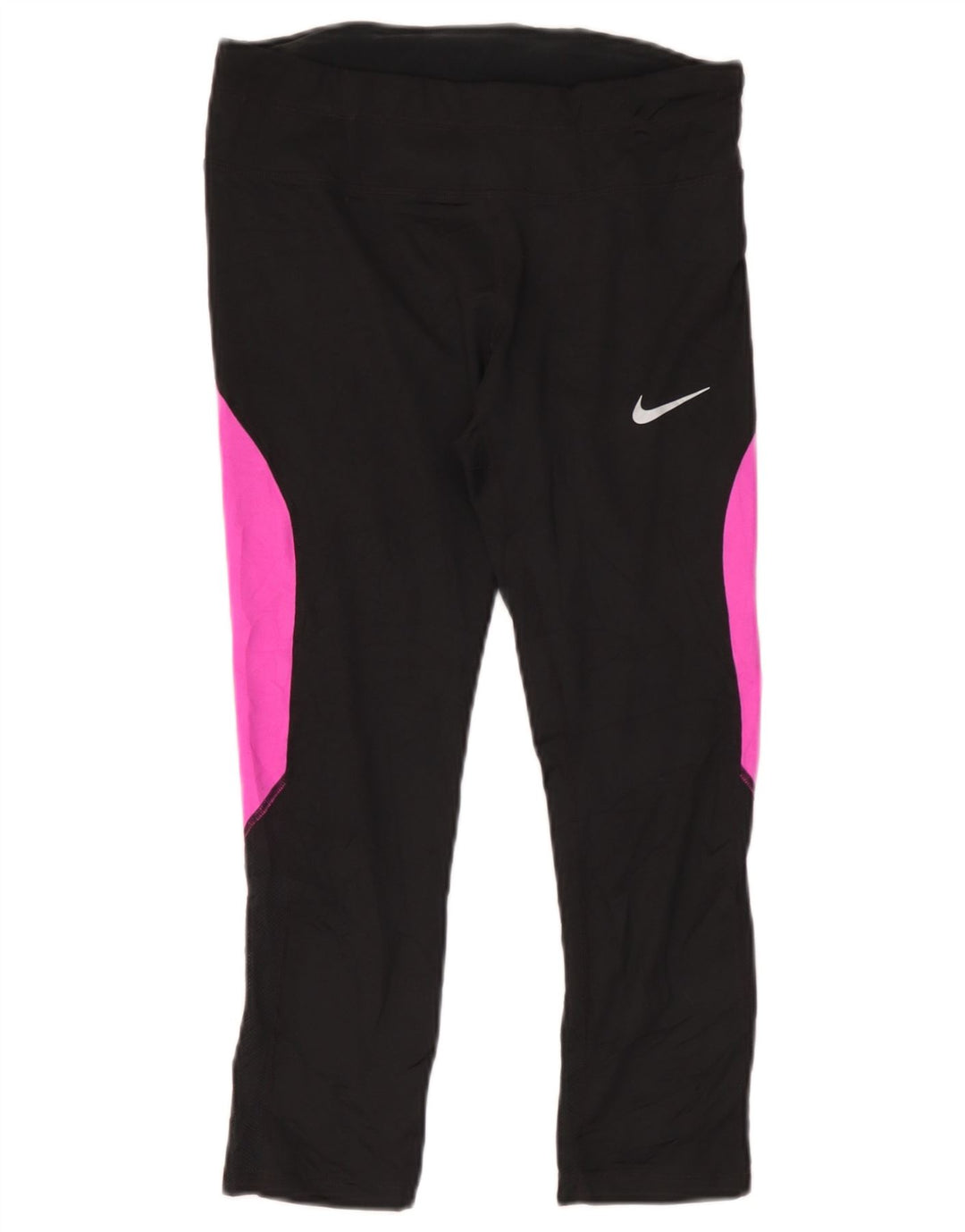 Leggings Nike Dri Fit pentru femei UK 12 Medium Black Colorblock Poliester