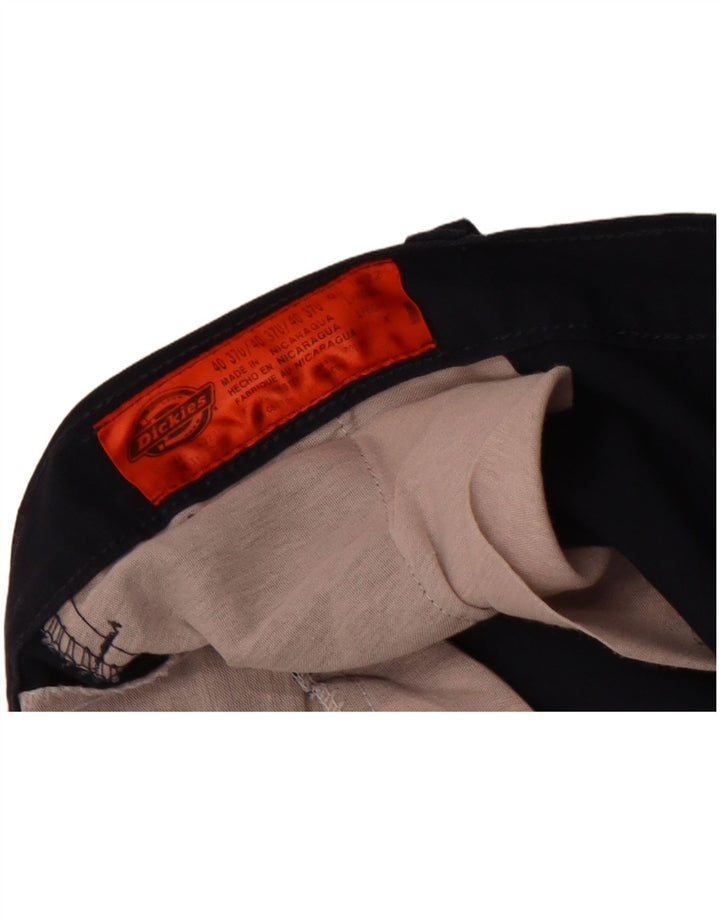 Pantaloni cargo drepti pentru bărbați Dickies W40 L30 poliester bleumarin