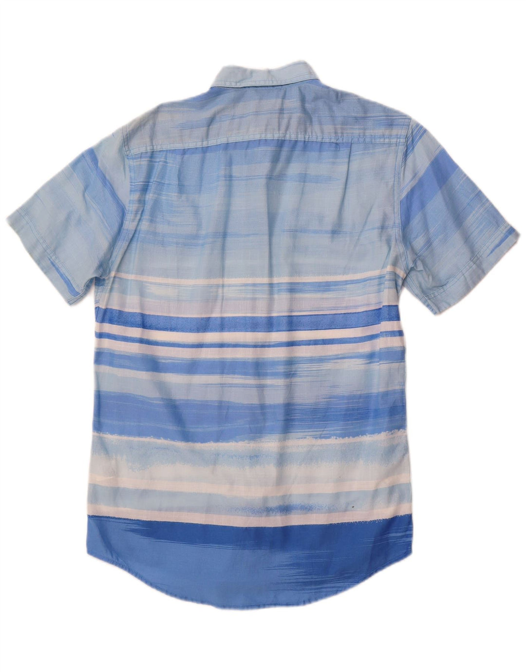 Cămașă cu mânecă scurtă Izod pentru bărbați, bumbac cu dungi albastre mici