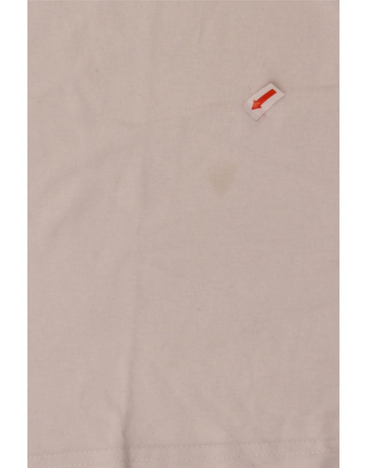 VANS Mens Custom Fit Graphic T-Shirt Top Medium White Cotton Vintage Vans and Second-Hand Vans from Messina Hembry 