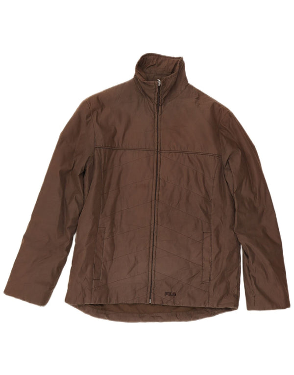 Jachetă căptușită pentru femei Fila UK 10 Small Brown Poliester