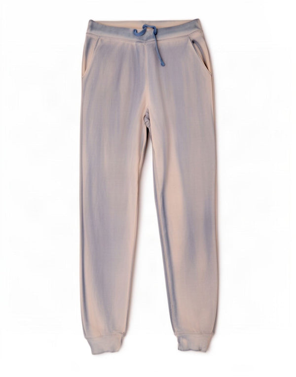 Pantaloni de trening pentru yoga Nike pentru femei Pantaloni de jogging UK 10 Bumbac cu vopsea cravata albastra