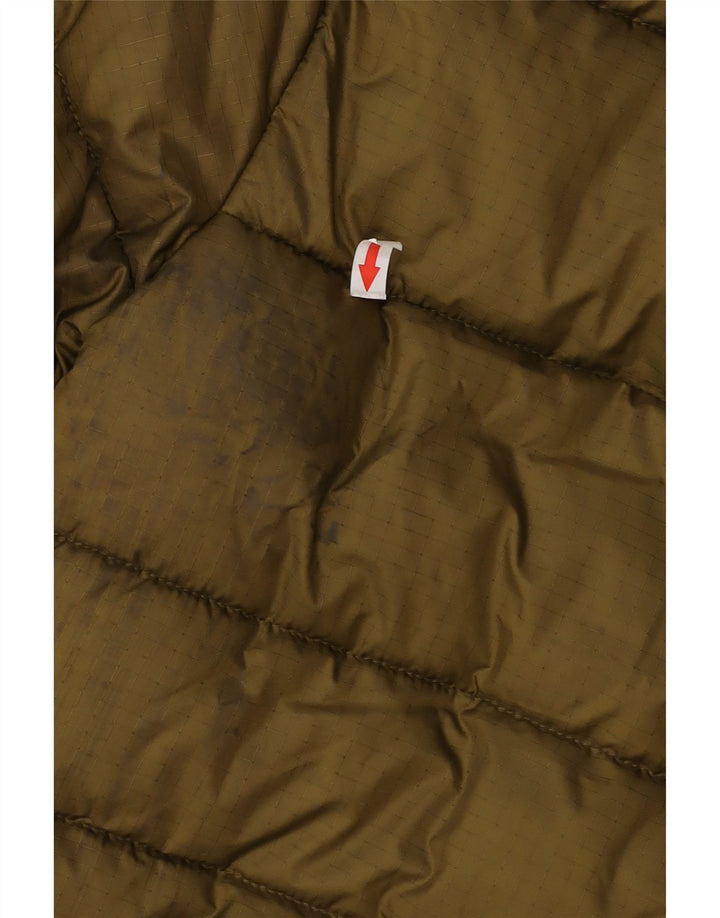 Jachetă căptușită cu glugă Levi's pentru băieți 11-12 ani Kaki Poliester color bloc