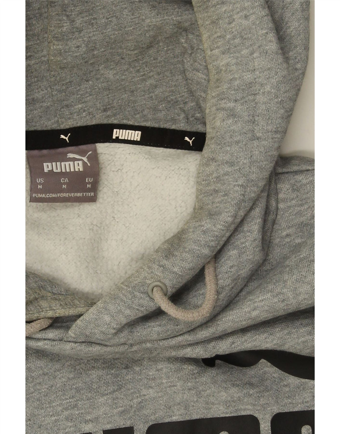 Pulover pentru bărbați Puma Graphic Hoodie, bumbac, gri mediu