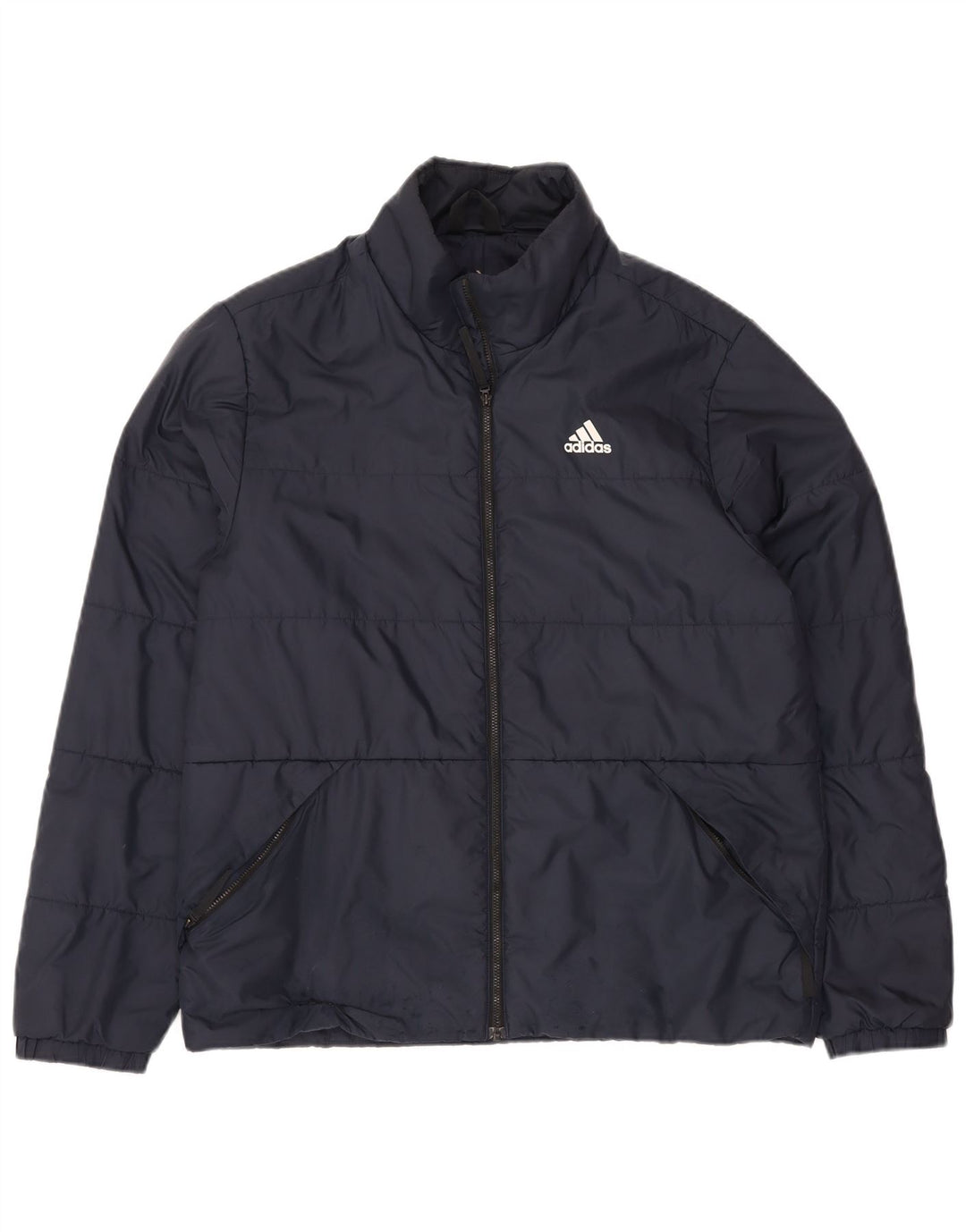 Jachetă căptușită pentru bărbați Adidas UK 38 Medium Bleumarin Poliester