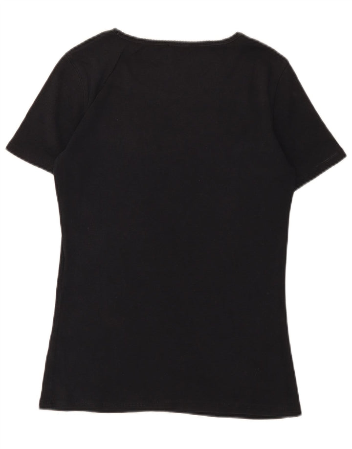 MAX & CO. Tricou grafic pentru femei Top UK 12 Medium Black Bumbac