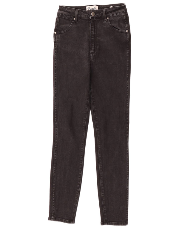 Blugi skinny Wrangler pentru femei cu talie înaltă US 8 Medium W24 L28 Bumbac negru