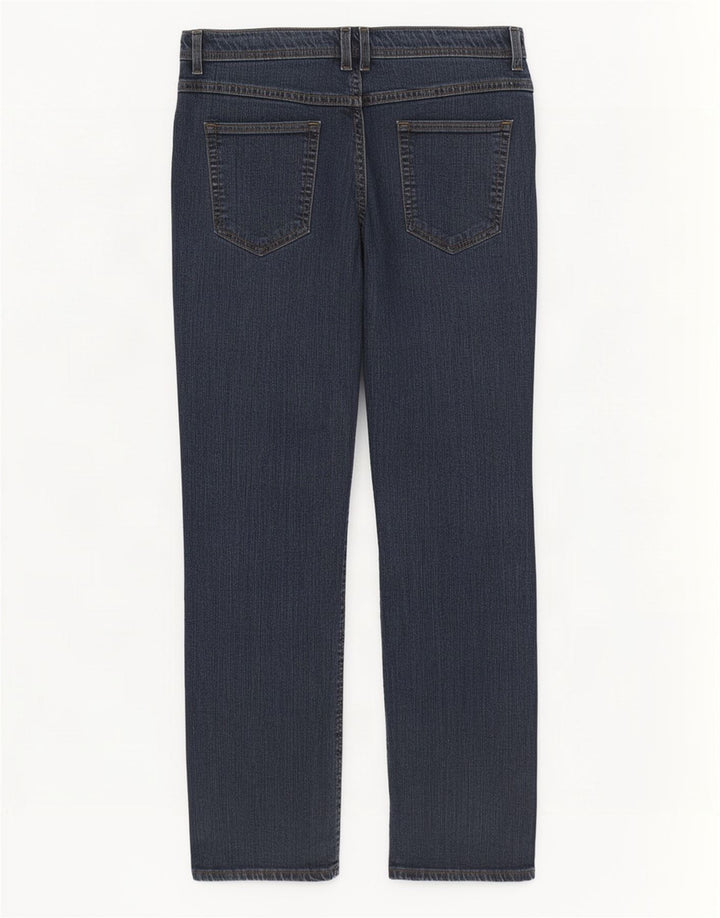 Blugi drepti pentru femei Marks & Spencer UK 14 Medium W30 L30 Bleumarin