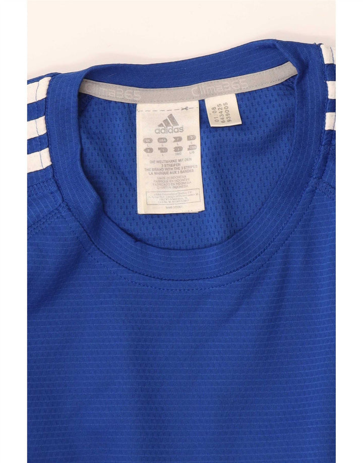 Tricou pentru bărbați Adidas Top mare, albastru, poliester