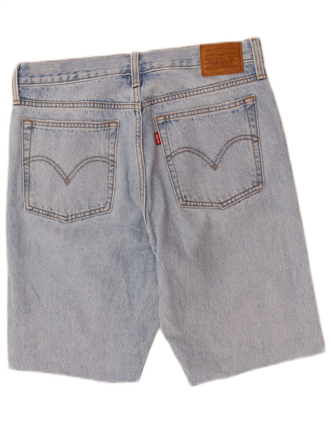 Pantaloni scurți din denim Wedgie LEVI'S W30, bumbac albastru mediu