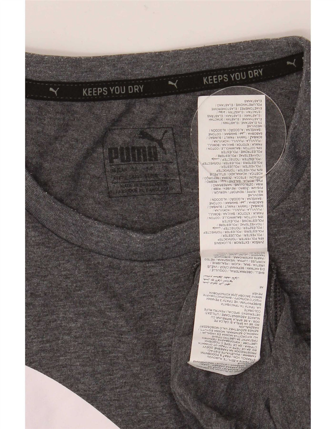 Tricou grafic pentru bărbați Puma Top XL poliester gri