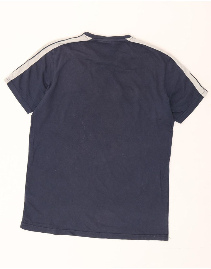 Tricou Bărbați ELLESSE Top Mediu Bleumarin Bumbac Colorblock