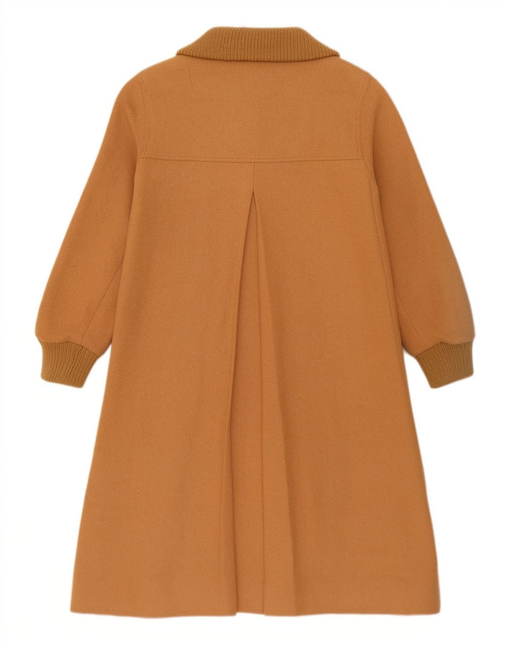 Pardesiu vintage pentru femei UK 14 Medium Beige Lână