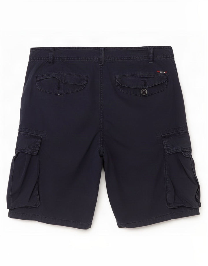 Pantaloni scurți cargo Napapijri pentru bărbați, mediu W32, bumbac bleumarin