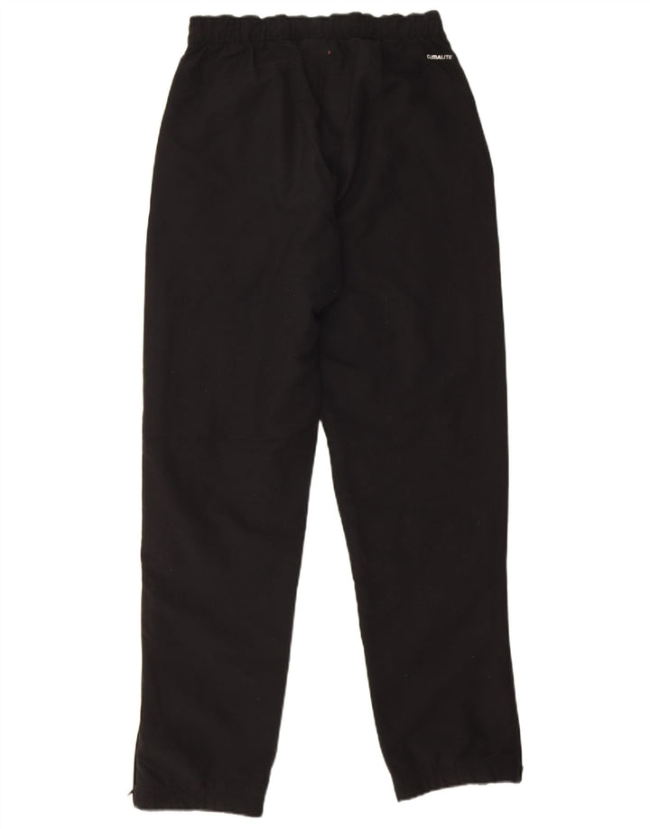 Pantaloni de trening Adidas Climalite pentru bărbați, poliester negru mic