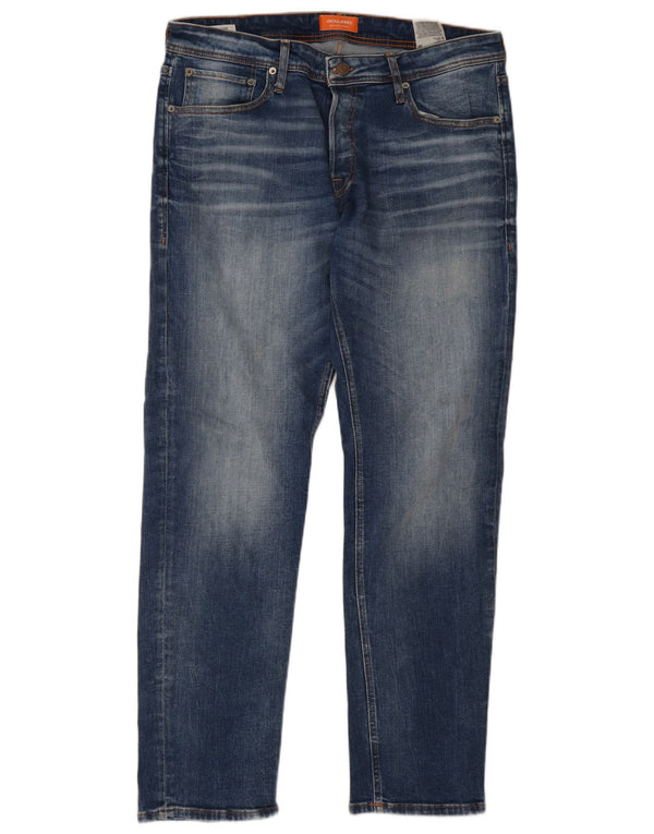 Jack & Jones Mike Tapered Jeans pentru bărbați W36 L32 bumbac albastru