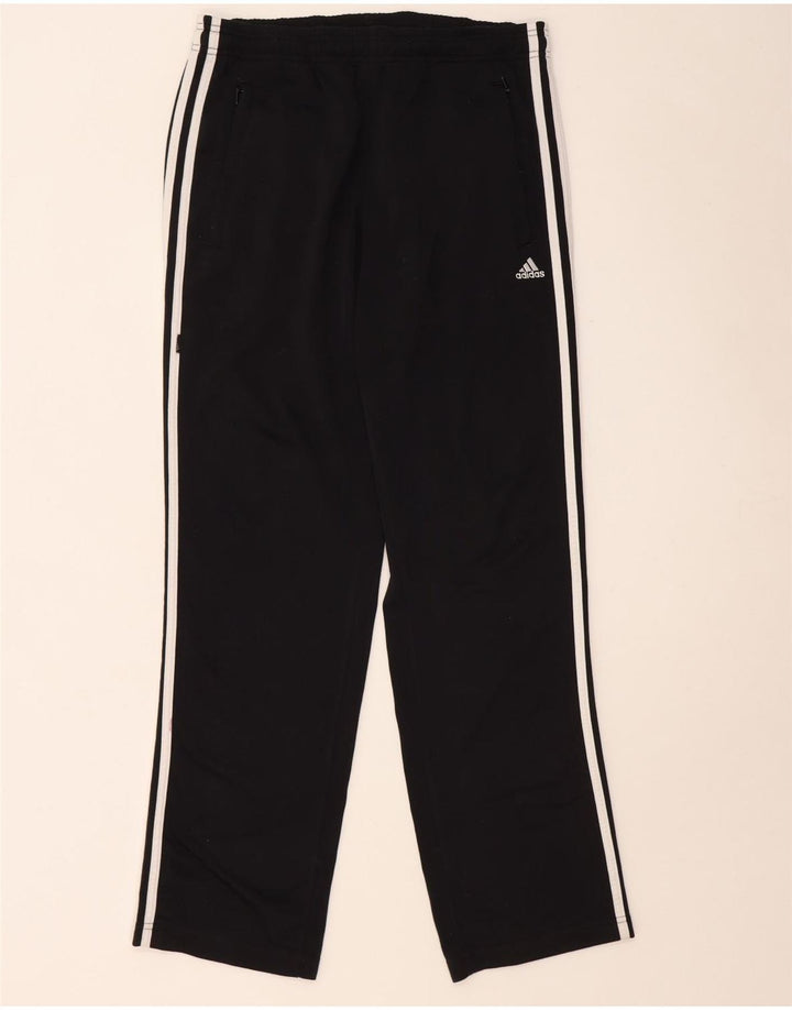 Pantaloni de trening Adidas pentru bărbați, poliester negru mic
