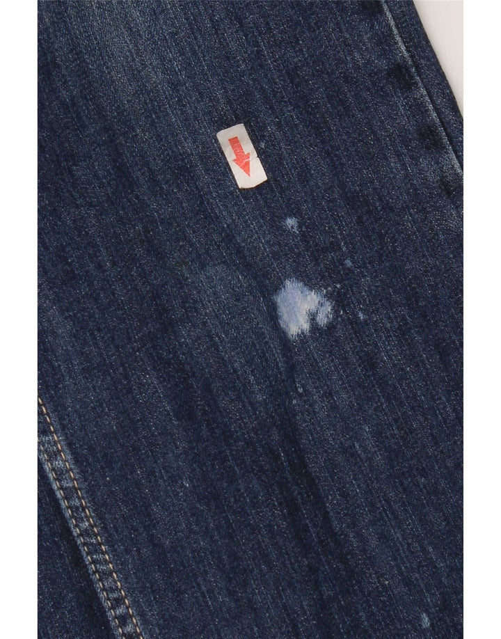 Blugi drepti pentru femei Levi's 524 W29 L32 Bumbac albastru