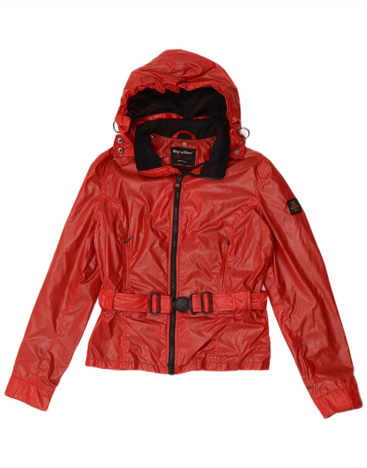 Jachetă de ploaie cu glugă pentru femei Refrigiwear IT 38 XS poliester roșu