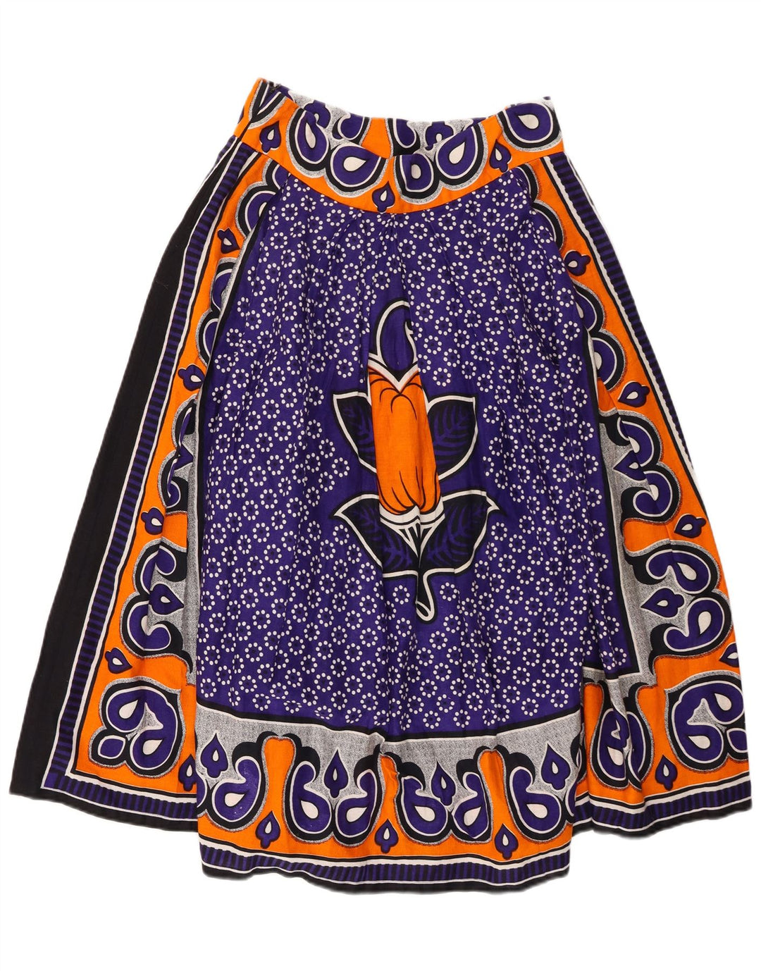 Fustă A-Line Vintage pentru Damă W28 Violet Mediu Floral