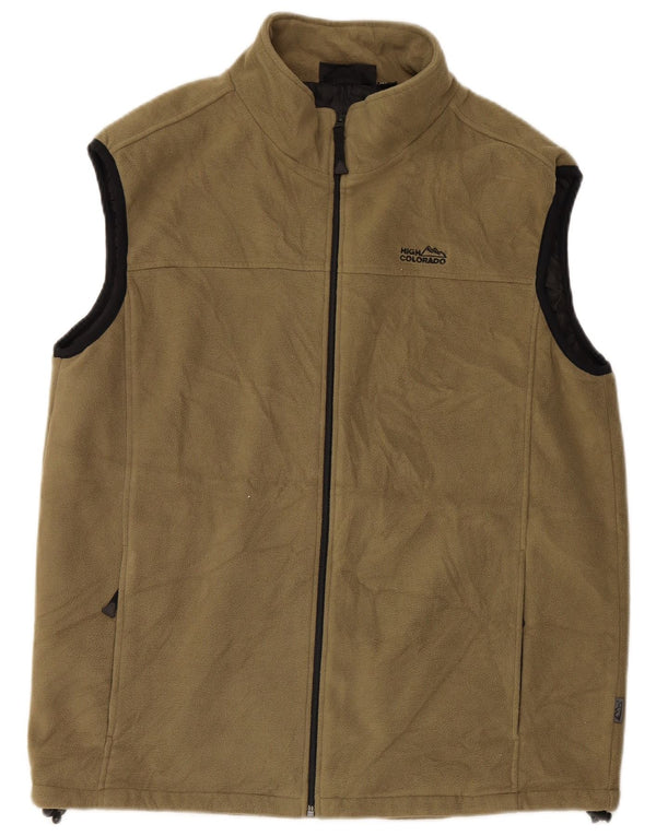 High Colorado Fleece Gilet pentru bărbați UK 42 XL Kaki Poliester