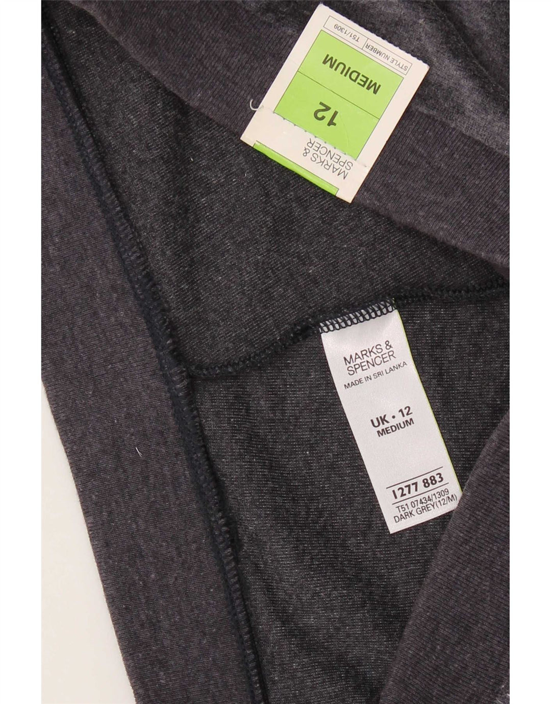 Pantaloni de trening pentru femei Marks & Spencer UK 12 Medium W30 L30 Gri