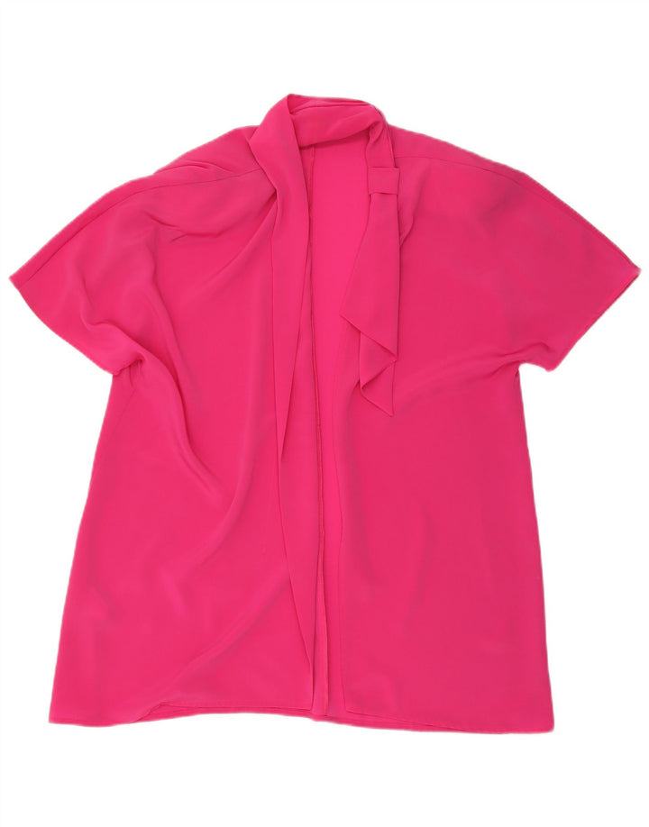 Jachetă vintage pentru femei cu mânecă scurtă cu paragate IT 43 Roz mediu