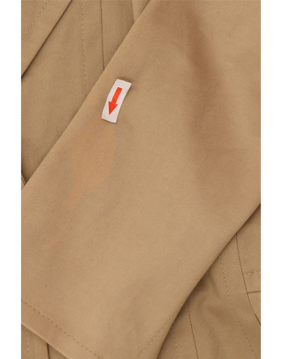 Blazer pentru femei Hugo Boss, cu 3 nasturi, UK 10, mic, bej, bumbac, clasic