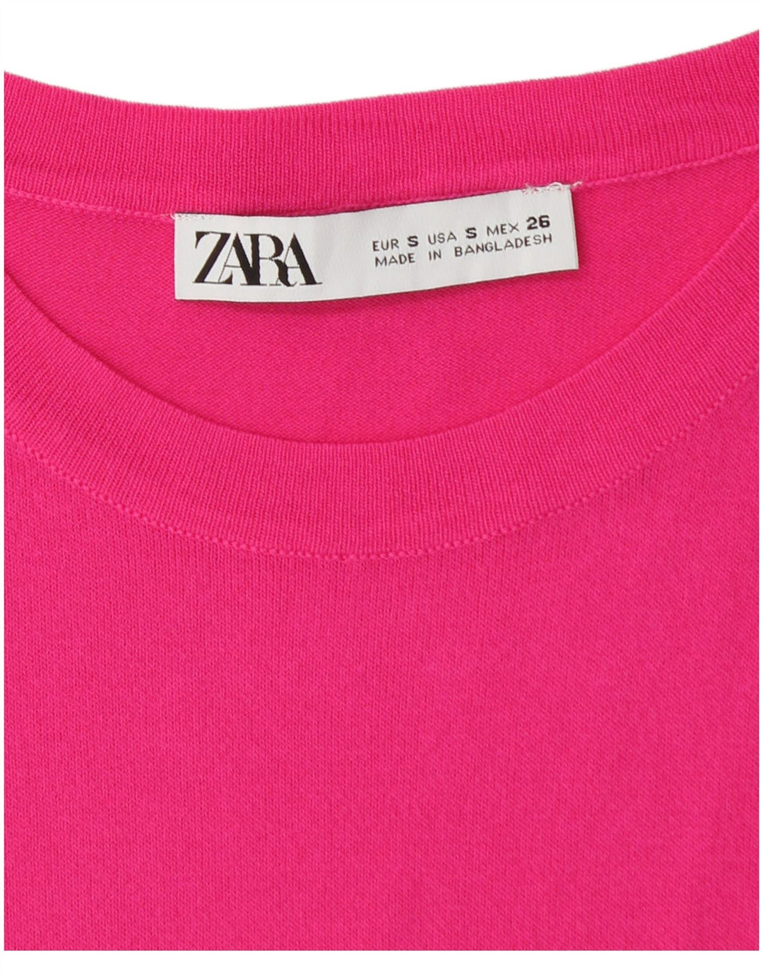 Tricou pentru femei Zara UK 8 Small Pink