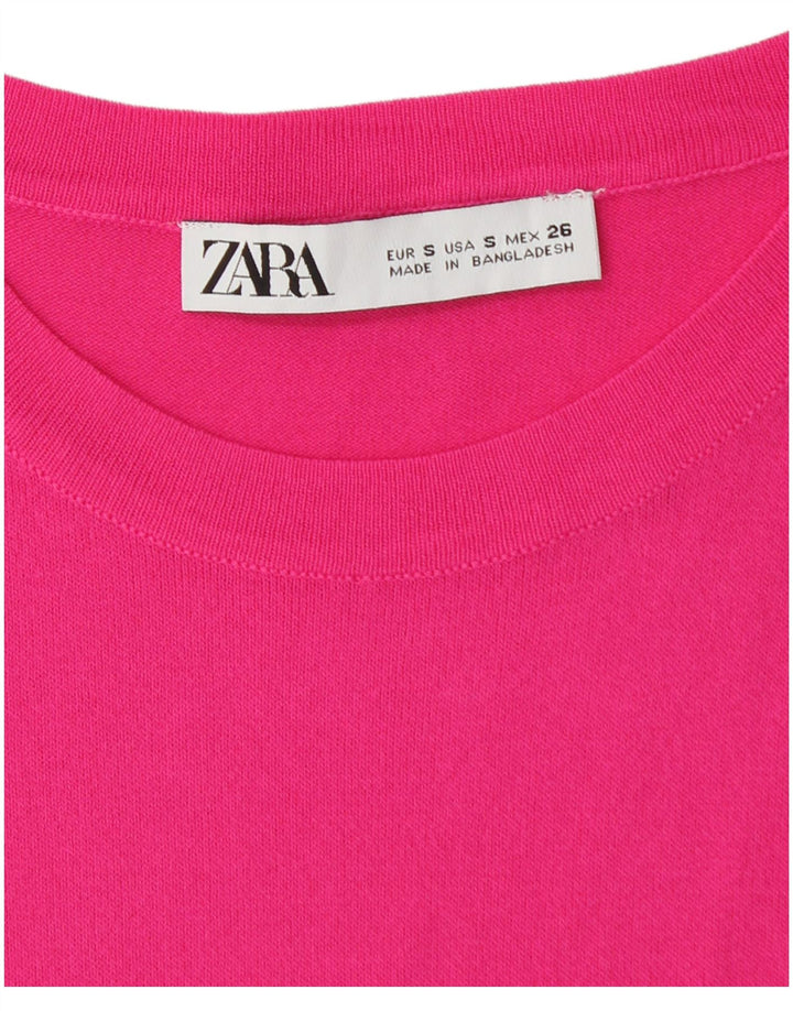 Tricou pentru femei Zara UK 8 Small Pink