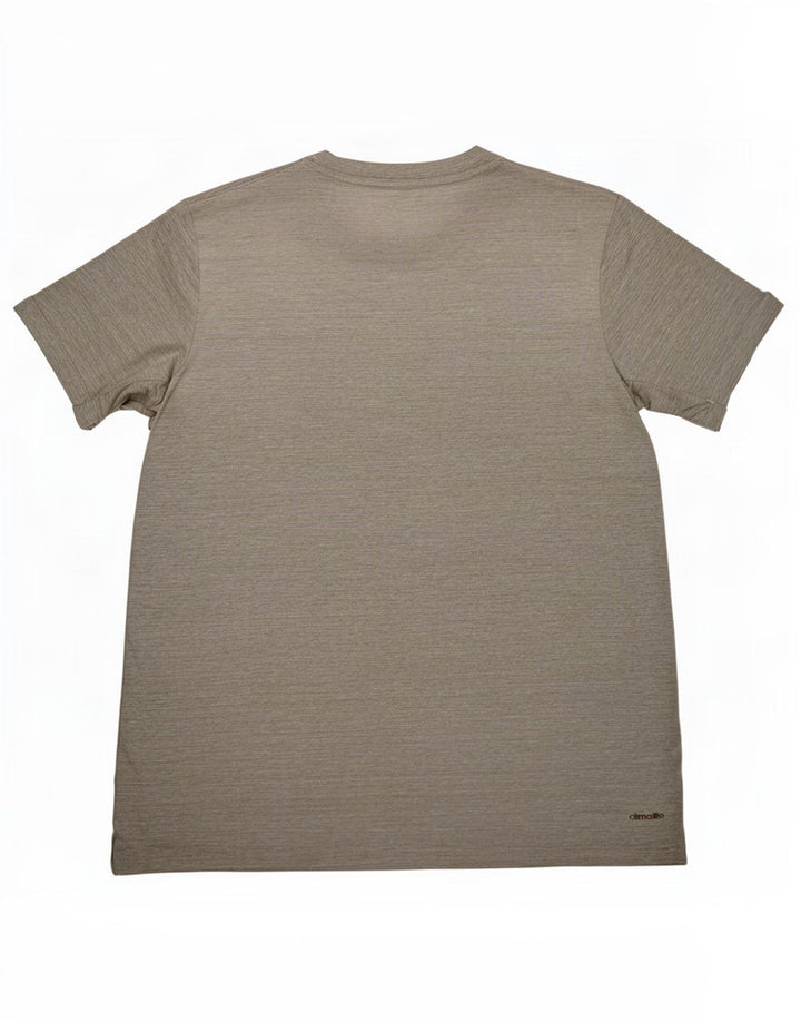 Tricou Adidas Climalite pentru bărbați Top Medium Gri Poliester