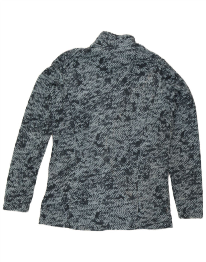 Jachetă fleece pentru femei Marks & Spencer UK 12 Medium Gri Camuflaj Poliester