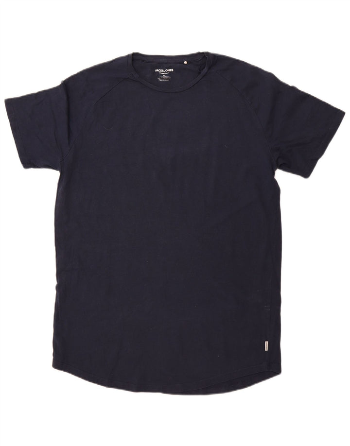 JACK & JONES Tricou Bărbați Top Mediu Bleumarin Bumbac