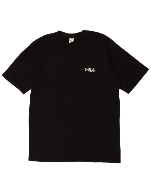 Tricou Bărbați Fila Top Mic Bumbac Negru