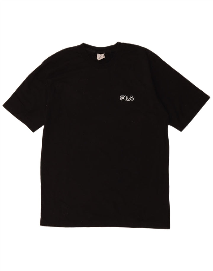 Tricou Bărbați Fila Top Mic Bumbac Negru