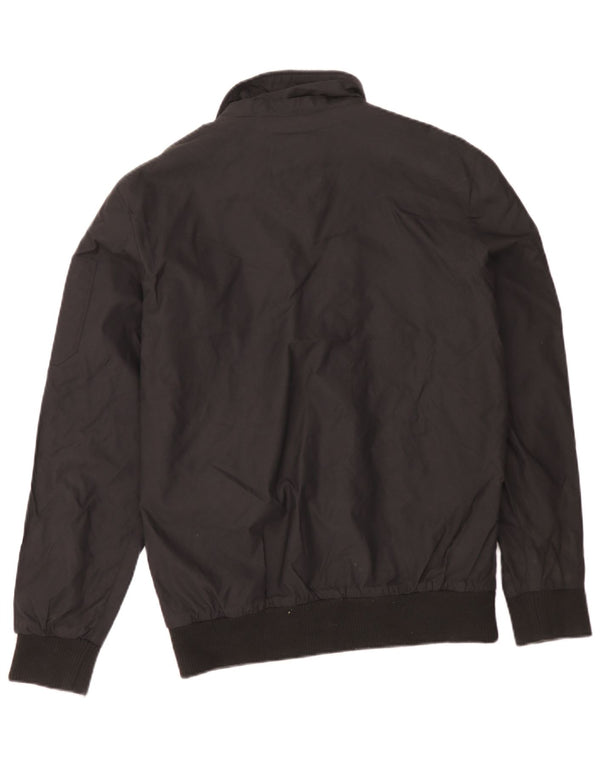 Jack & Jones Bomber Jacket pentru bărbați UK 38 Medium Black Nylon