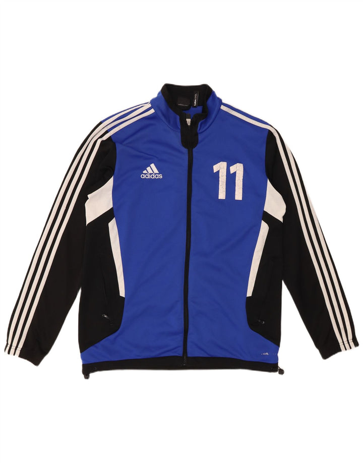 Jachetă de trening Climacool ADIDAS pentru bărbați UK 38/40 Medium Blue