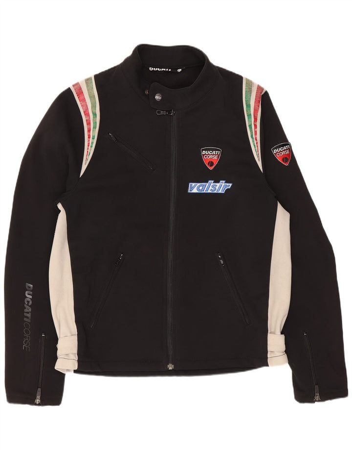 Jachetă Ducati Graphic Racer pentru bărbați UK 38 Medium Black Colorblock