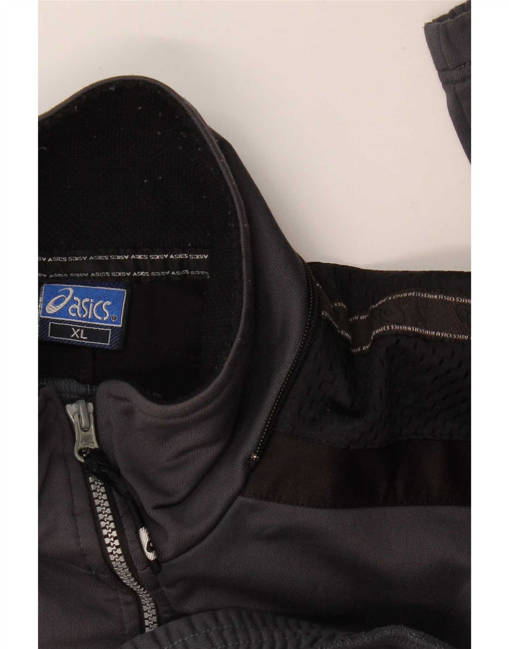 Jachetă de trening pentru bărbați Asics XL, gri, color block